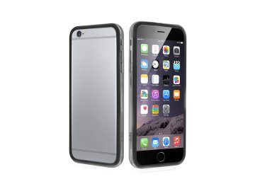 SBS TEBUMPERIP655K custodia per cellulare Custodia con bordo Nero, Trasparente