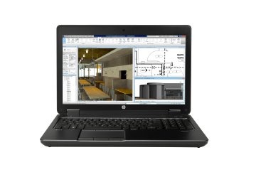 HP ZBook 15 G2 Workstation mobile 39,6 cm (15.6") Full HD Intel® Core™ i7 i7-4710MQ 8 GB DDR3L-SDRAM 256 GB SSD NVIDIA® Quadro® K1100M Wi-Fi 5 (802.11ac) Windows 7 Professional Nero