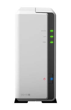 Synology DiskStation DS115j NAS Desktop Marvell Armada 370 0,25 GB DDR3 0 TB Bianco