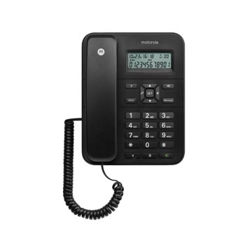 Motorola CT202 Telefono analogico Identificatore di chiamata Nero