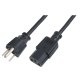 LogiLink NEMA5-15P - IEC 60320-1 (C13), 1.8m Nero 1,8 m Accoppiatore C13 2