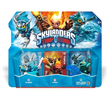 Activision Skylanders Trap Team - Triple Pack 2 : Torch + Blades + Gill Grunt