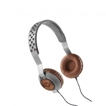 The House Of Marley EM-JH073-SD cuffia e auricolare Cuffie Cablato A Padiglione Musica e Chiamate Bronzo, Grigio, Metallico