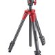 Manfrotto MKCOMPACTLT-RD treppiede Fotocamere digitali/film 3 gamba/gambe Antracite, Rosso 2