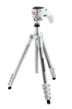 Manfrotto MKCOMPACTACN-WH treppiede Fotocamere digitali/film 3 gamba/gambe Bianco