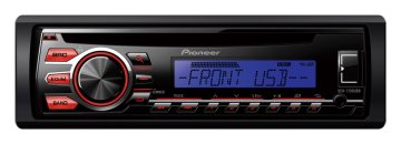Pioneer DEH-1700UBB Ricevitore multimediale per auto Nero