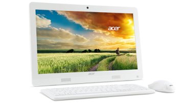 Acer Aspire ZC-606 Intel® Pentium® J2900 49,5 cm (19.5") 1600 x 900 Pixel PC All-in-one 4 GB DDR3-SDRAM 500 GB HDD Windows 8.1 Bianco