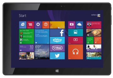 Mediacom WinPad 10.1 W100 32 GB 25,6 cm (10.1") Intel Atom® 2 GB Windows 8.1 Nero