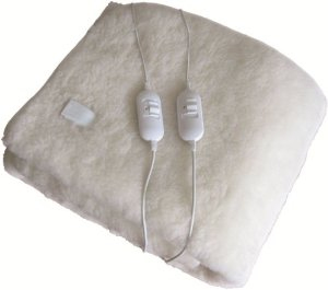 Argoclima Nature Double Coperta elettrica 120 W Bianco Lana