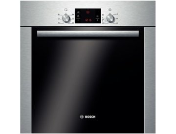 Bosch HBA23B253 forno 67 L 3000 W Nero, Acciaio inox