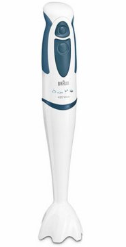 Braun MR 300 Soup Frullatore ad immersione 450 W Blu, Bianco