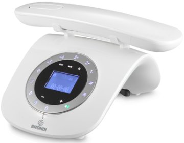 Brondi First Telefono DECT Bianco