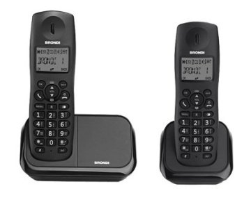 Brondi Cruise Twin Telefono DECT Identificatore di chiamata Nero