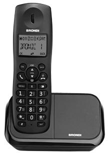 Brondi Cruise Telefono DECT Identificatore di chiamata Nero