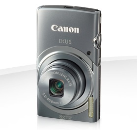 Canon Digital IXUS 150 1/2.3" Fotocamera compatta 16 MP CCD 4608 x 3456 Pixel Grigio