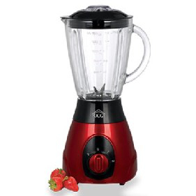 DCG Eltronic UM5770 frullatore 1,5 L Frullatore da tavolo 350 W Nero, Rosso, Trasparente