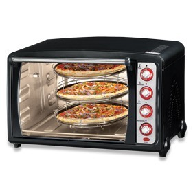 DCG Eltronic MB9870 N forno 70 L 1600 W Nero, Argento