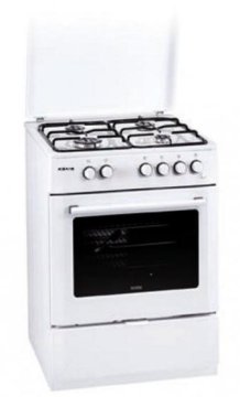 König KOGC66 cucina Gas Bianco