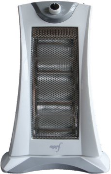 Melchioni Lamp Argento 1200 W Riscaldatore di ambienti elettrico alogeno