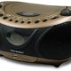 Metronic 477106 impianto stereo portatile Analogico 2 W AM, FM Nero, Rame Riproduzione MP3 2