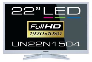 Nordmende UWN22N1504 TV 55,9 cm (22") Full HD Bianco 250 cd/m²