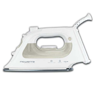 Rowenta DX1250 ferro da stiro Ferro da stiro a secco e a vapore Acciaio inossidabile 2000 W Beige, Bianco