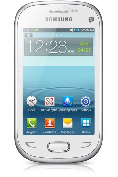 Samsung S5292 8,64 cm (3.4") Bianco