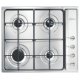 Smeg S64S piano cottura Acciaio inox Da incasso 60 cm Gas 4 Fornello(i) Cappa da incasso 2