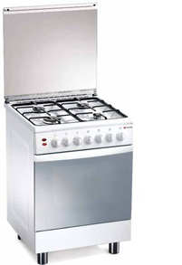 Tecnogas TL 662 WS cucina Gas naturale Gas Bianco