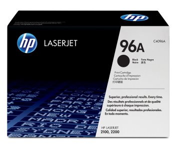 HP 96A Nero Original LaserJet Toner Cartridge cartuccia toner 1 pz Originale Nero