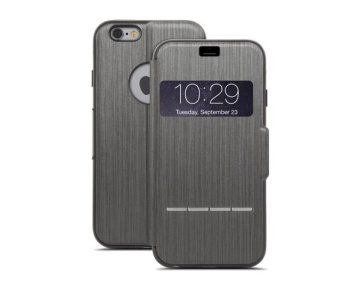 Moshi SenseCover custodia per cellulare 11,9 cm (4.7") Custodia a libro Acciaio inox