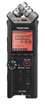 Tascam DR-22WL dittafono Flash card Nero