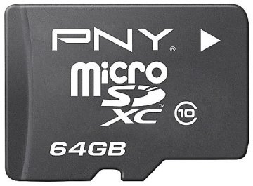 PNY MicroSDXC Android 64GB, Class 10 Classe 10