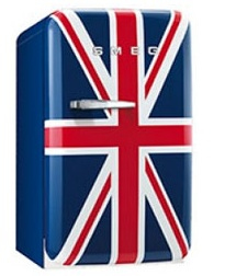 Smeg FAB5RUJ frigorifero Libera installazione 40 L Blu, Rosso, Bianco