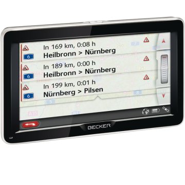 Becker Professional 70 LMU navigatore Palmare/Fisso 17,8 cm (7") Touch screen 320 g Nero, Argento