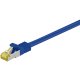 Goobay RJ-45 CAT7 1m cavo di rete Blu S/FTP (S-STP) 2