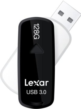 Lexar JumpDrive S33 128GB unità flash USB USB tipo A 3.2 Gen 1 (3.1 Gen 1) Nero
