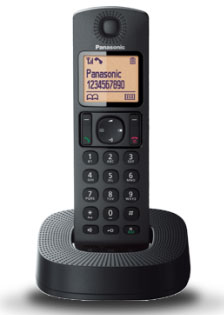 Panasonic KX-TGC310JTB telefono Telefono DECT Identificatore di chiamata Nero