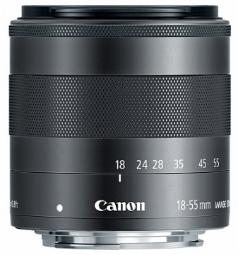 Canon EF-M 18-55mm f/3.5-5.6 IS STM Obiettivo con zoom grandangolare Nero