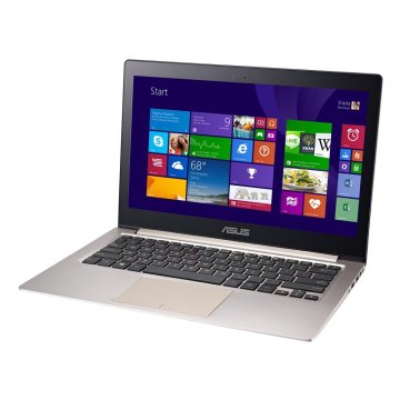 ASUS Zenbook UX303LN-R4140H Intel® Core™ i7 i7-4510U Computer portatile 33,8 cm (13.3") Touch screen Full HD 8 GB DDR3-SDRAM 128 GB SSD NVIDIA® GeForce® GT 840M Windows 8.1 Marrone, Acciaio inox