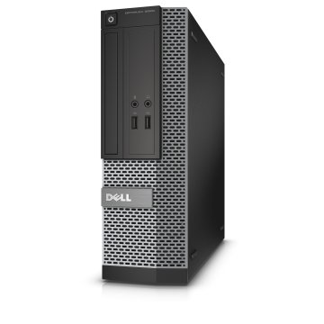 DELL OptiPlex 3020 Intel® Celeron® G G1840 4 GB DDR3-SDRAM 500 GB HDD Windows 7 Professional SFF PC Nero