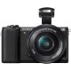 Sony Alpha 5100L, fotocamera mirrorless con obiettivo 16-50 mm, attacco E, sensore APS-C, 24.3 MP 5