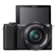 Sony Alpha 5100L, fotocamera mirrorless con obiettivo 16-50 mm, attacco E, sensore APS-C, 24.3 MP 6