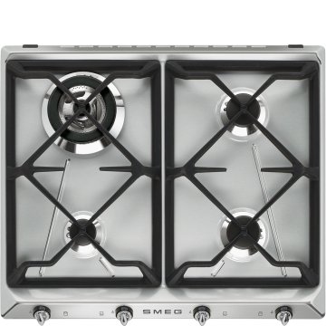 Smeg Victoria Piano di cottura SR964XGH Acciaio Inox