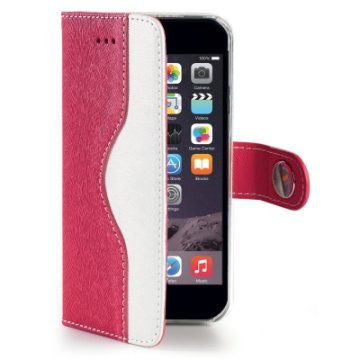 Celly ONDA custodia per cellulare Custodia a borsellino Rosa, Bianco