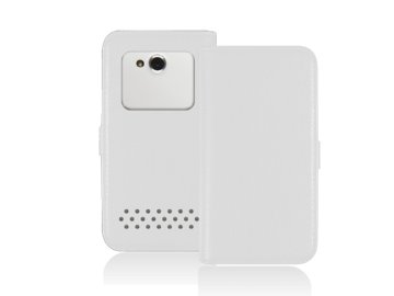 SBS TEBOOKUN55W custodia per cellulare 14 cm (5.5") Custodia a libro Bianco