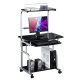 Techly Scrivania per Computer Compatta Multifunzione, Nero Lucido (ICA-TB 7800BK) 2