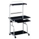 Techly Scrivania per Computer Compatta Multifunzione, Nero Lucido (ICA-TB 7800BK) 5