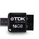 TDK 2 in 1 Mini 16GB unità flash USB USB Type-A / Micro-USB 2.0 Nero 2