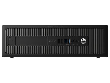 HP EliteDesk 700 G1 Intel® Core™ i5 i5-4570 4 GB DDR3-SDRAM 500 GB HDD Windows 7 Professional SFF PC Nero